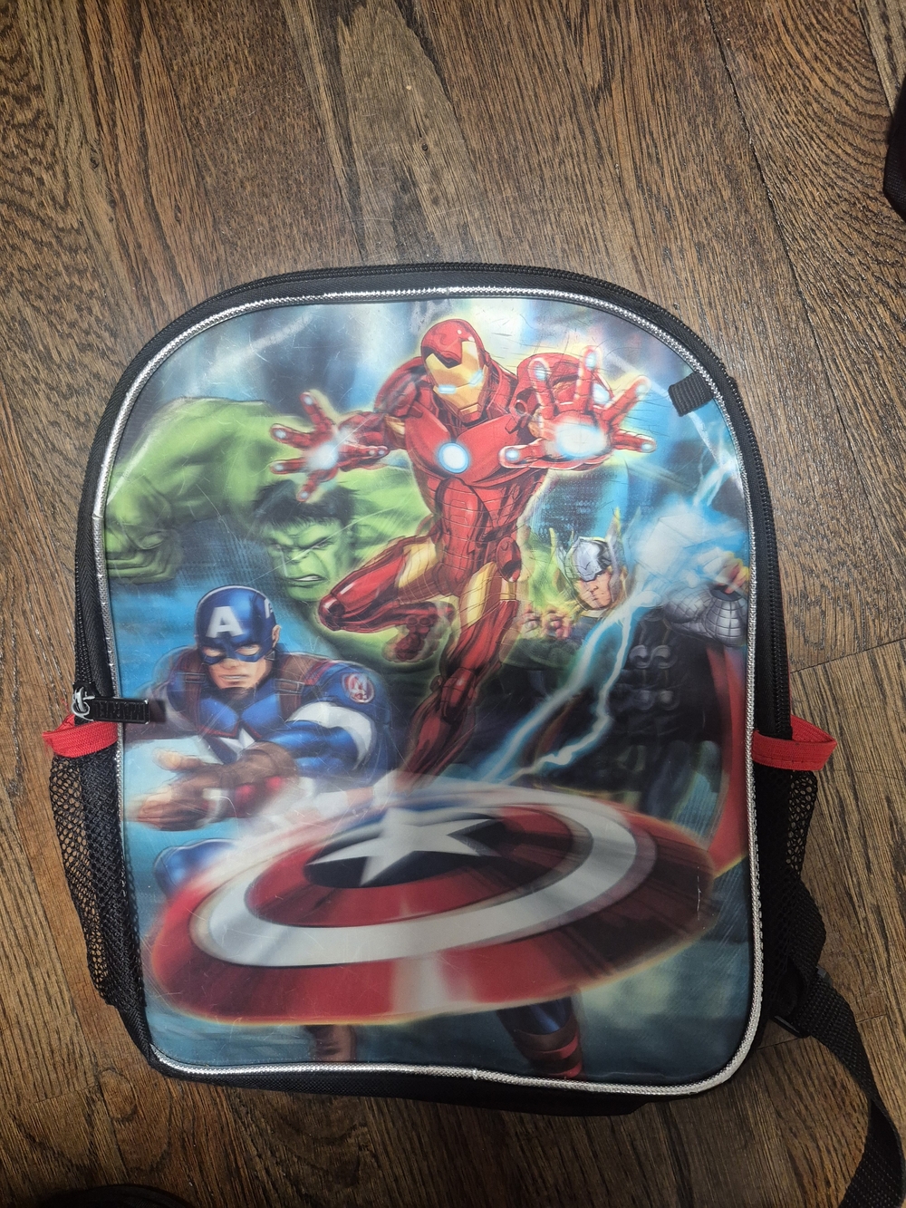 Marvel Kids Superhero Backpack in Red, Blue, Green